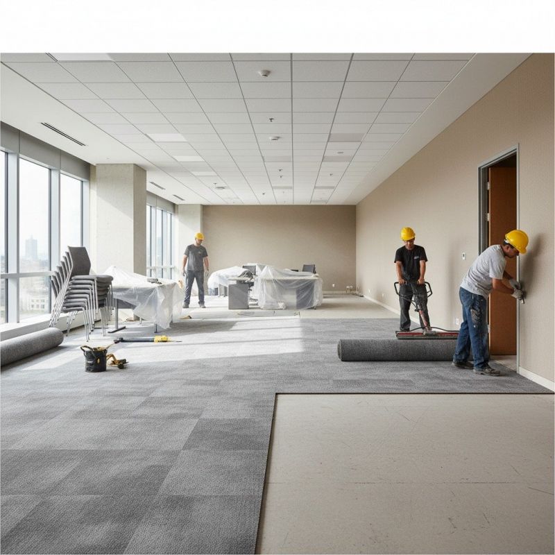 Our team working on Flooring Service projects in Dedham, MA