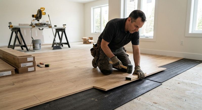 Engineered Wood Installation in Dedham, MA