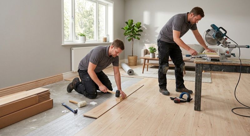 Laminate Floor Installation in South Easton, MA