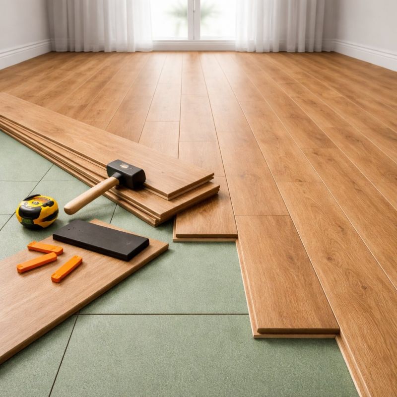 Laminate Floor Remodeling in Dedham, MA