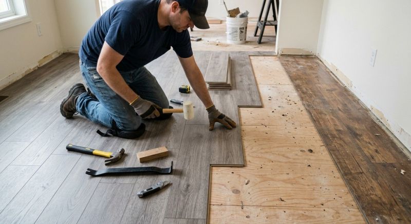 Laminate Floor Replacement in East Weymouth, MA