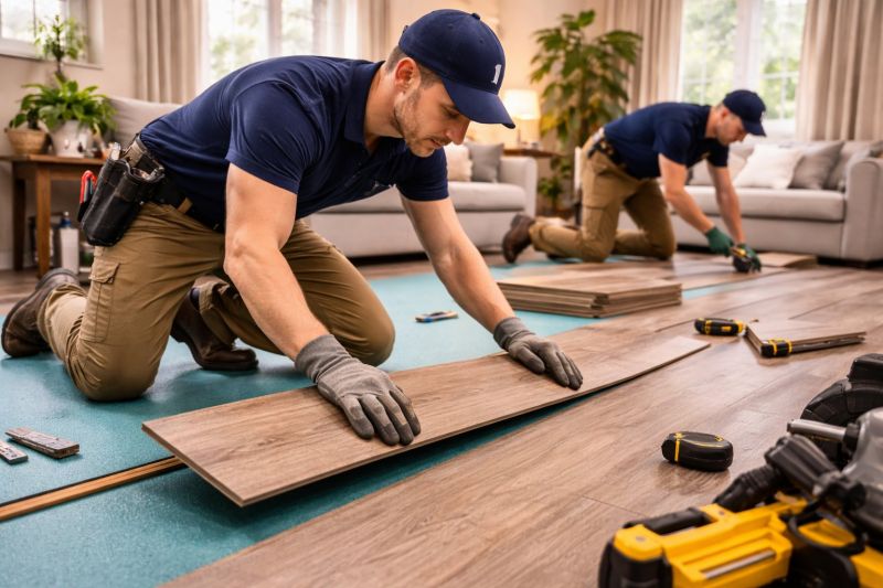 Laminate Floor Replacement in East Weymouth, MA