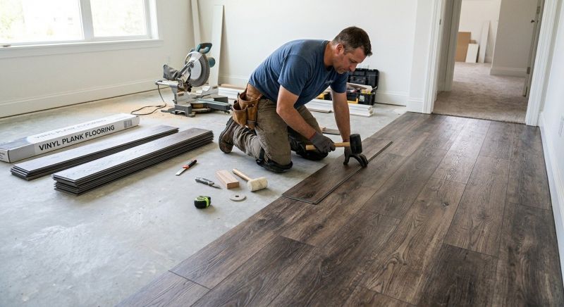 Linoleum Floor Installation in Bellingham, MA