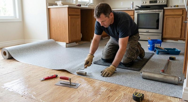 Linoleum Floor Installation in Cambridge, MA