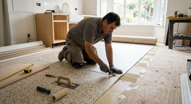 Linoleum Floor Installation in Charlestown, MA