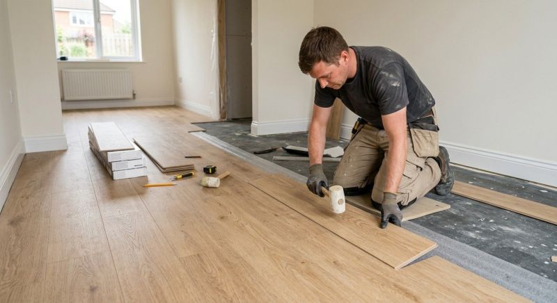 Linoleum Floor Installation in North Reading, MA