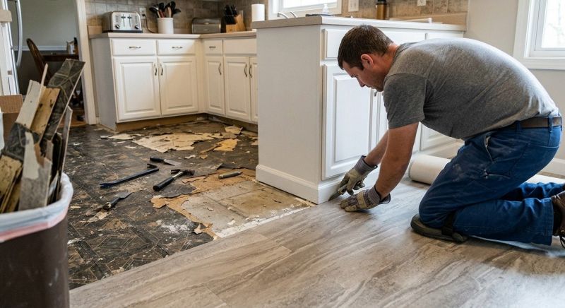 Linoleum Floor Installation in Westborough, MA