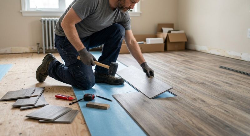 Linoleum Floor Installation in Winchester, MA