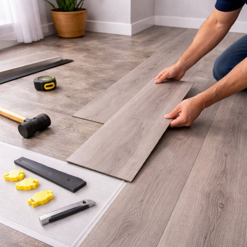 Luxury Vinyl Tile Installation in Somerville, MA
