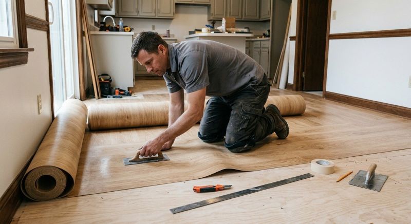 Sheet Flooring Installation in Brookline, MA
