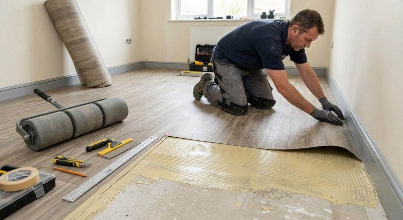 Sheet Flooring Installation in Everett, MA