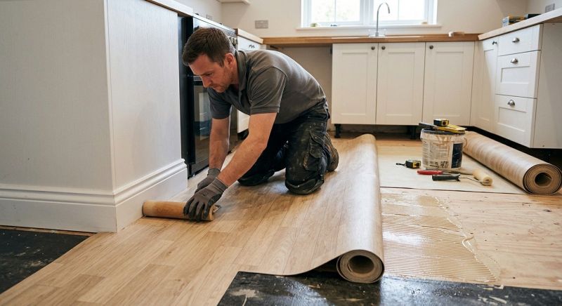 Sheet Linoleum Installation in Blackstone, MA