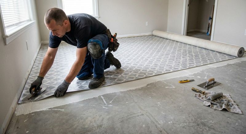 Sheet Vinyl Installation in Mansfield, MA
