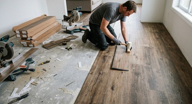 Vinyl Floor Replacement in Dedham, MA