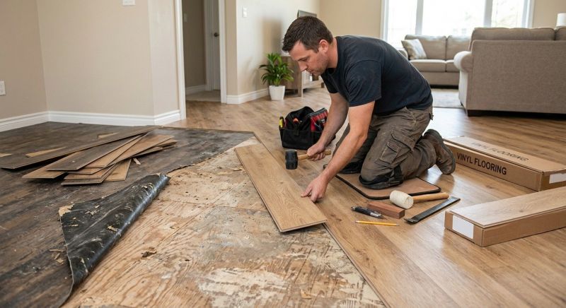 Vinyl Flooring Installation in Norwood, MA