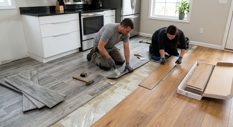 Vinyl Tile Replacement in Dedham, MA