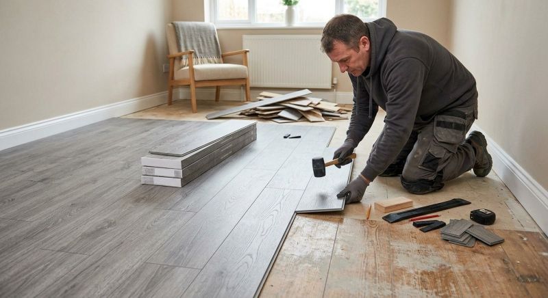 Laminate Floor Replacement in Norton, MA