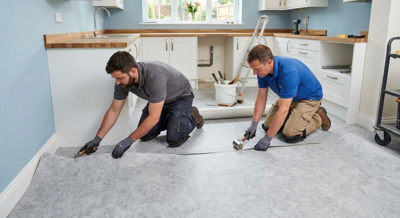 Linoleum Floor Installation in Natick, MA